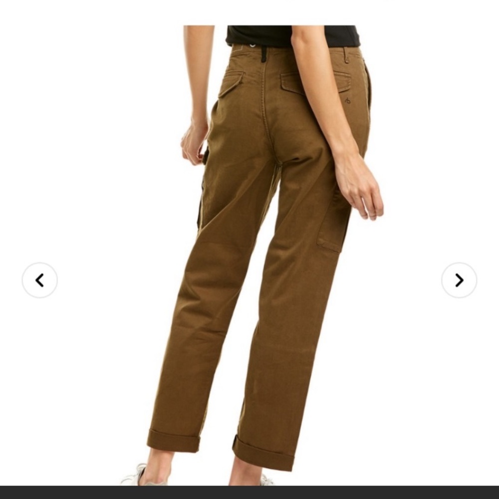Rag & Bone/JEAN Buckley Chinos size 30 in the color Olive - Picture 4 of 11